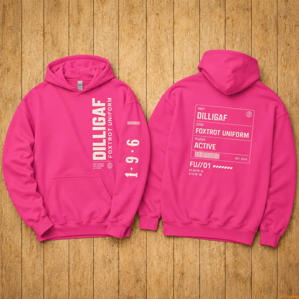 DILLIFU Hoodie - Señoras – – punch-pink_dilligaffu_holz_a4e25f83-a6e4-4218-8d87-075cde9b9d29 – El Capitano