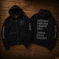 F.U.C.K. Y.O.U. Zip Hoodie – Señoras – – schwarzaufholzfuckyouh – El Capitano