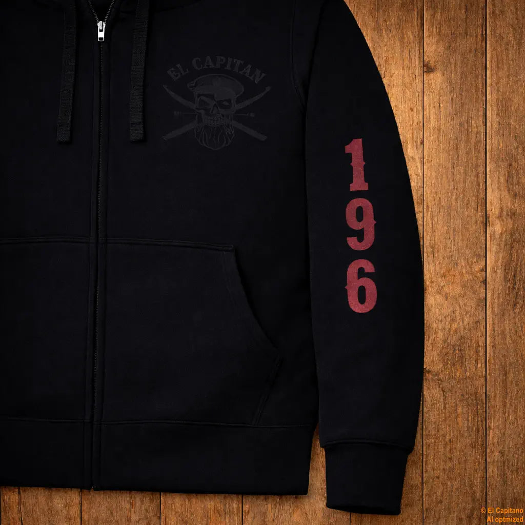 DILLIGAF Sweat Jacke – Caballeros – – schwarzaufolzdilligaf196rot_75ac39a6-2d03-448f-bc5e-a3fdd176dbd4 – El Capitano