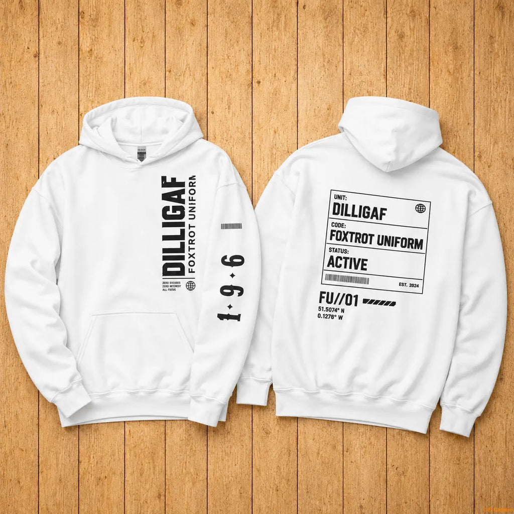 DILLIFU Hoodie - Señoras – – white_dilligaffu_holz_f4f86d0e-f426-4fc3-99a5-ad46933401f8 – El Capitano